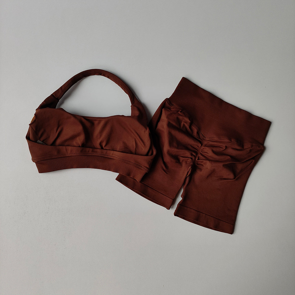 2 Pieces Yoga Suit for Women Seamless Fitness Gym Clothes