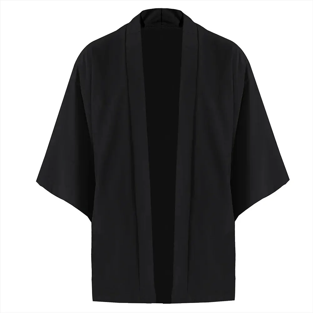 Men's Japanese Kimono Shirts Casual Open Stitch