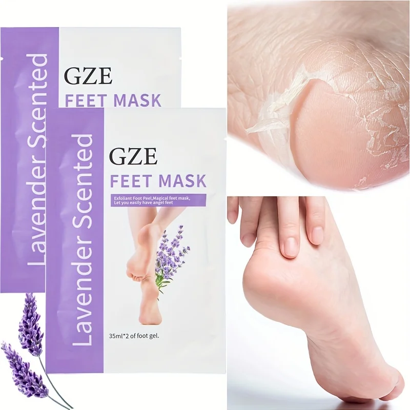 Foot Peel Mask Skin Exfoliating Foot Masks for Dry and Rough skin