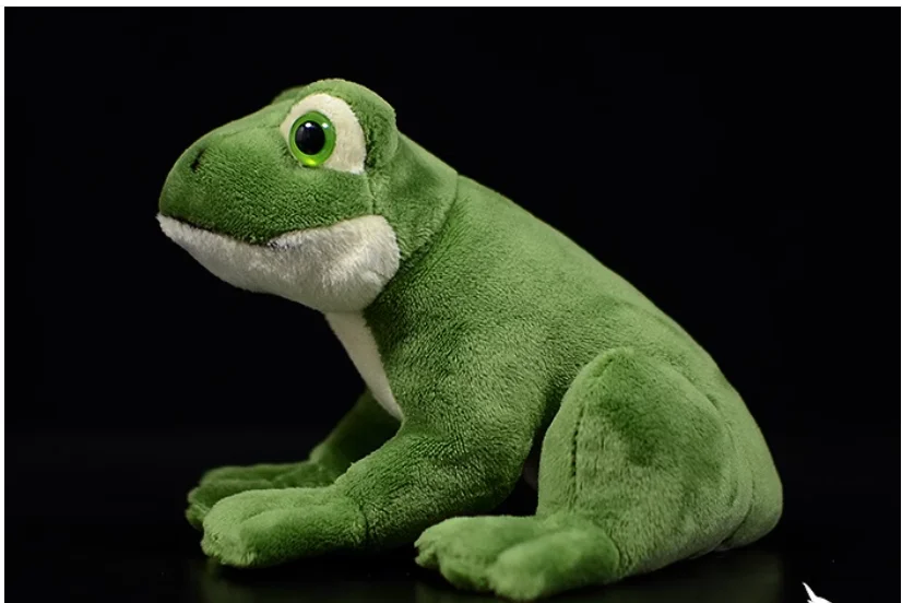 16cm Funny Cute Green Frog Plush Toy Soft StuffedAnial Frog