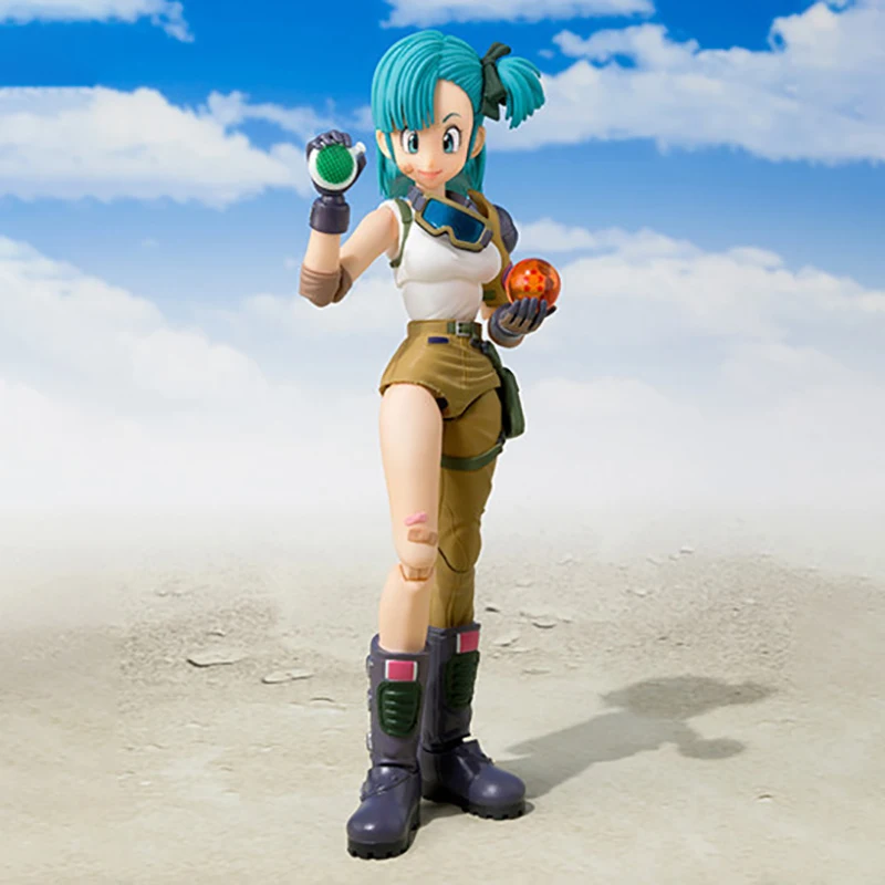 13.5cm Anime Dragon Ball Figures Bulma Goku Action Figure