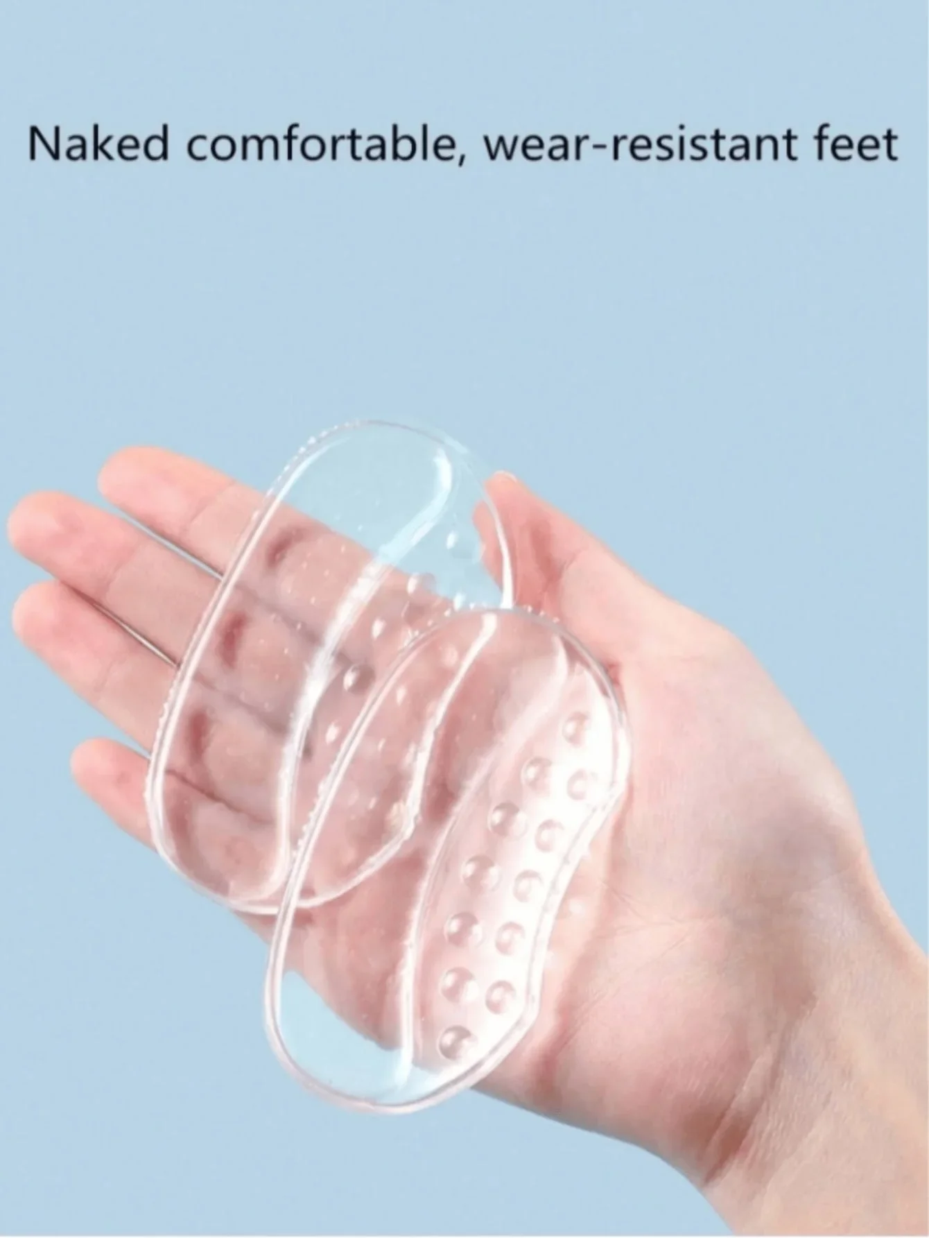 1Pair Heels Grips Silicone Heel Stickers for Women Men