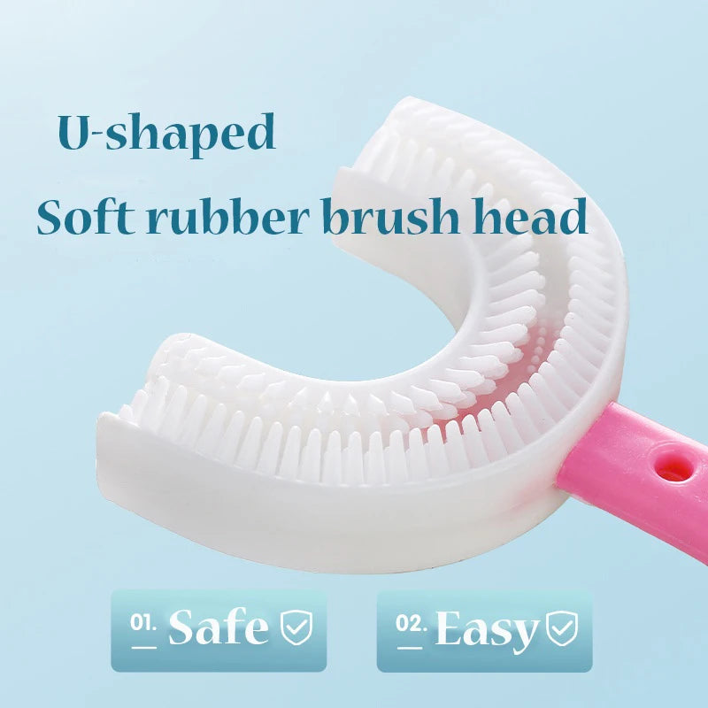 Baby Toothbrush Children 360 Degree U-shaped
