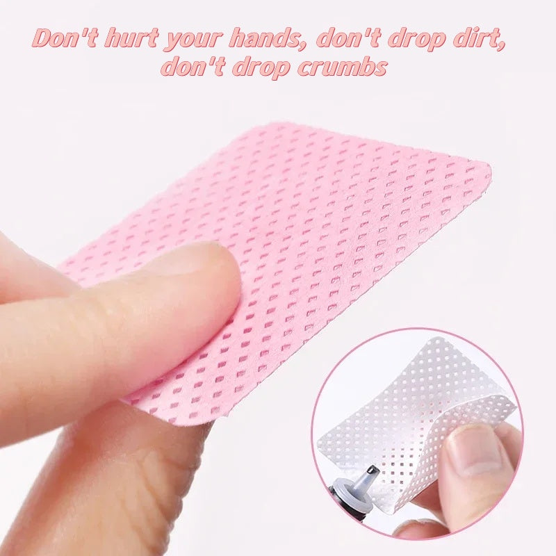 nail art Lint-Free Eyelash Glue Wipes Paper Gel Polish Remover