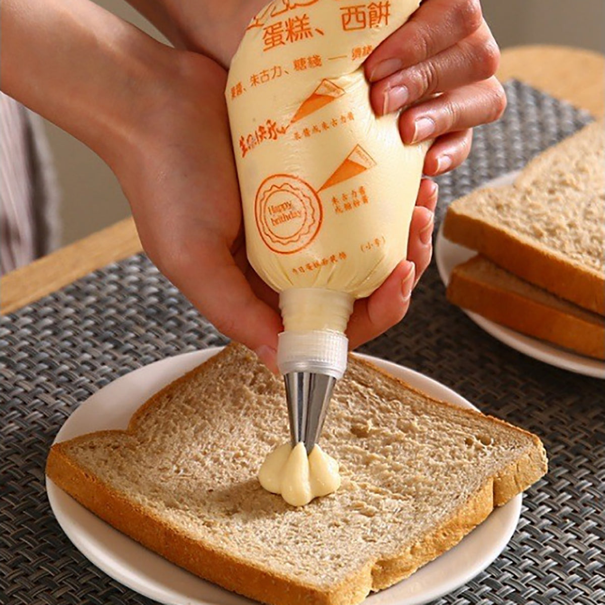 100 PCS Thick Disposable Pastry Bags DIY Cake Cream Decoration Piping