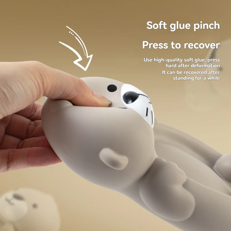 Bathtub Toy Set, Bathroom Otter Playing in the Water Floating Animal Toy