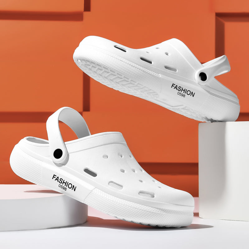 Cave shoes men's shoes outdoor sports sandals two-wear half slippers