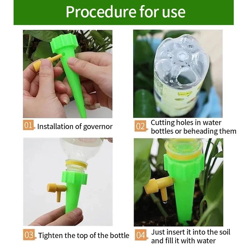 Automatic Drip Irrigation System Self Watering Spike for Flower Plants