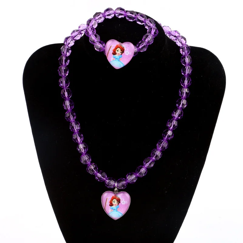 Disney Frozen Necklace Bracelet Set