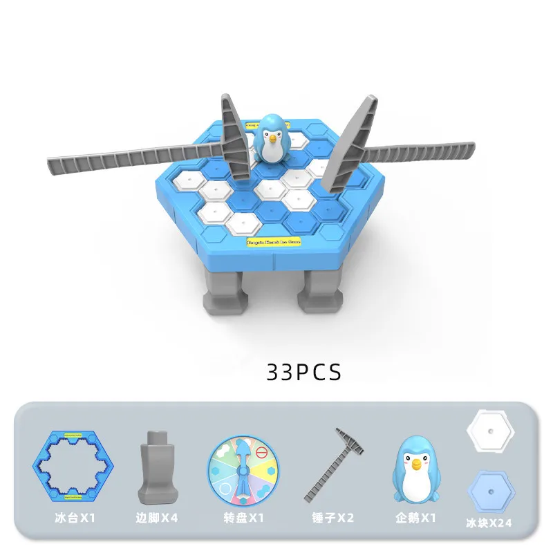 Knocking On Ice To Rescue Little Penguins, Breaking Ice Toys