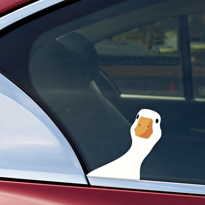 Weatherproof Vinyl Duck Decal - Add Charm to Your Car or Truck