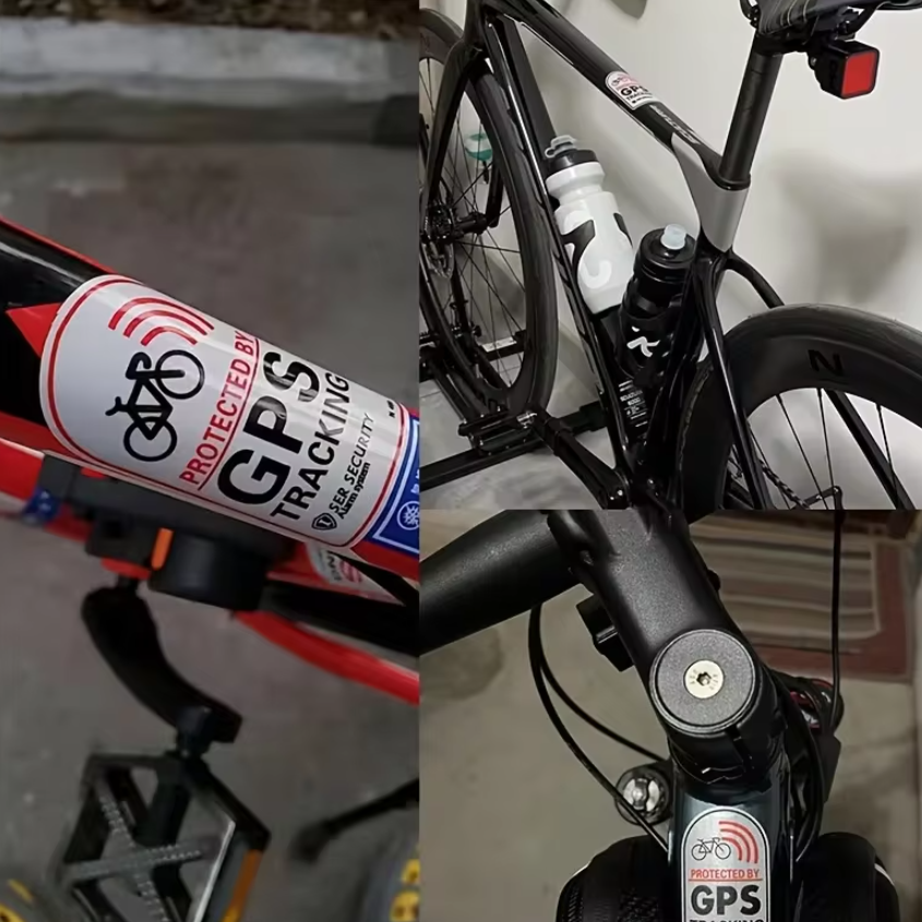 Bicycle GPS Sticker Scooter Motorcycle Anti-Theft Warning