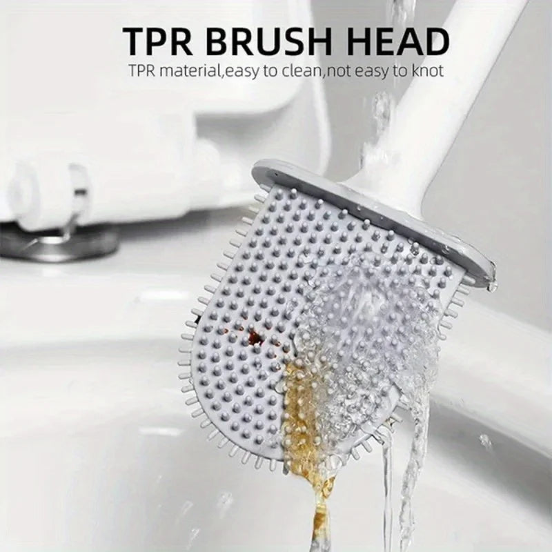 Wall Mounted Toilet Brush Replacement Long Handled