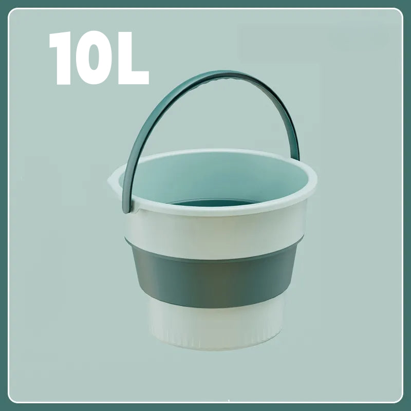 5/10L Folding Portable Bucket with Cover Car Wash