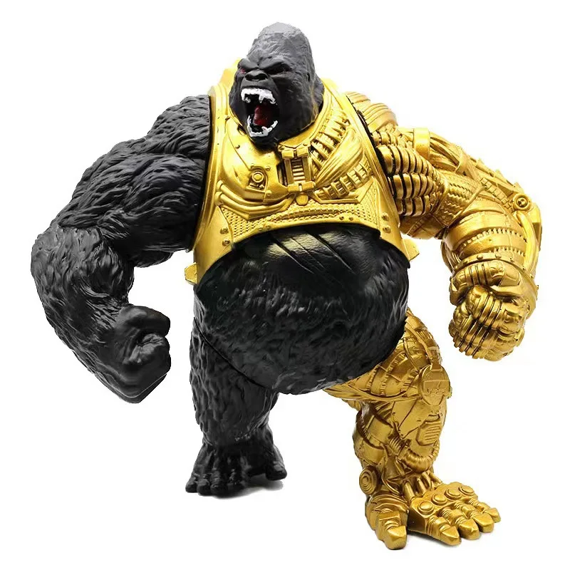 2024New Soft Rubber Mechanical King Kong Action Figure