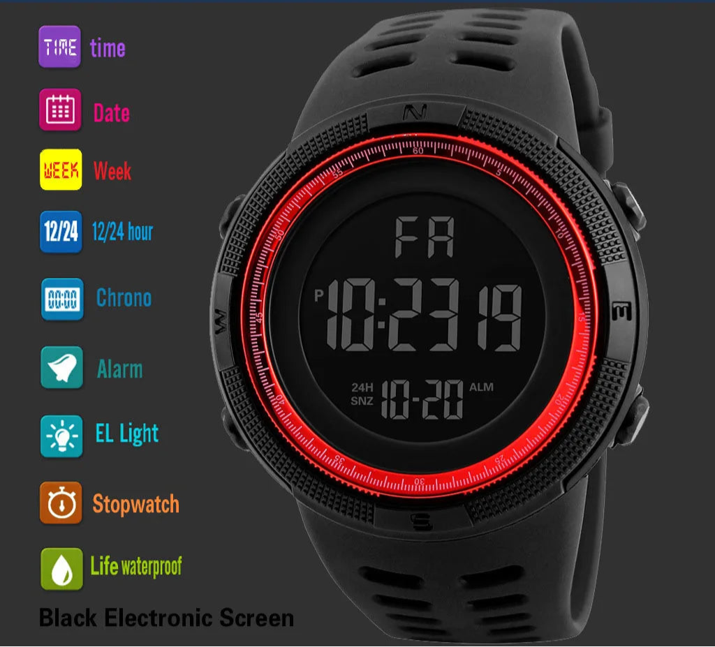 Military Men Sports Wristwatch