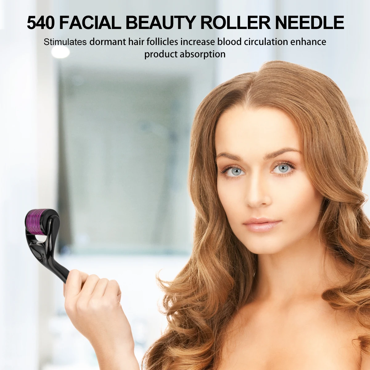 Professional 540 Derma Roller For Hair Growth