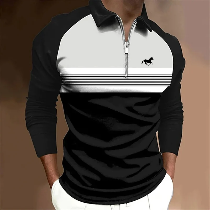 Spring Autumn New Men Clothes Long Sleeve Zipper
