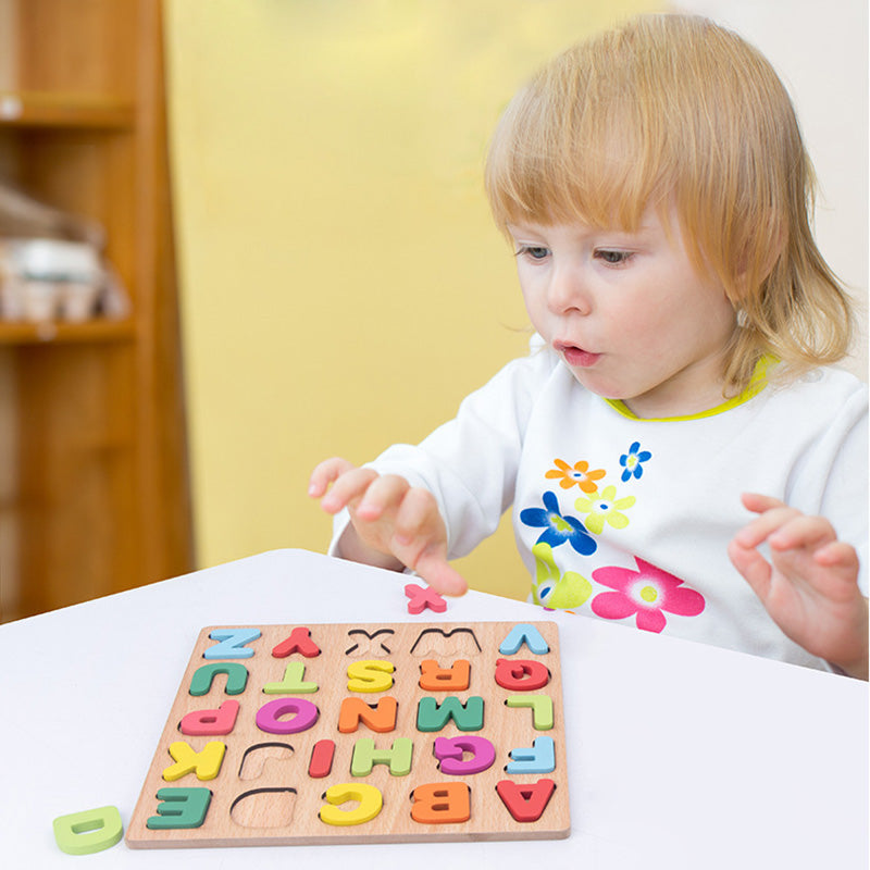 Wooden Puzzle Montessori Toys for Baby 1 2 3 Years Old Kids