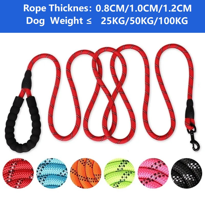 Strong Leashes for Dogs Soft Handle Dog Leash Reinforced