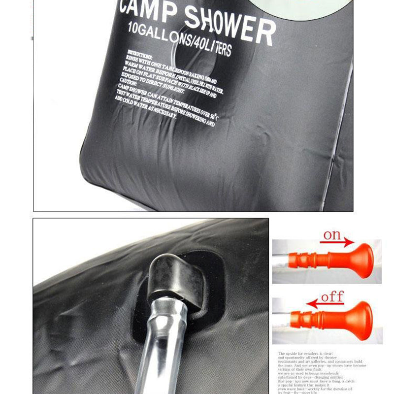 40L Water Storage Bag Bathing Shower Portable