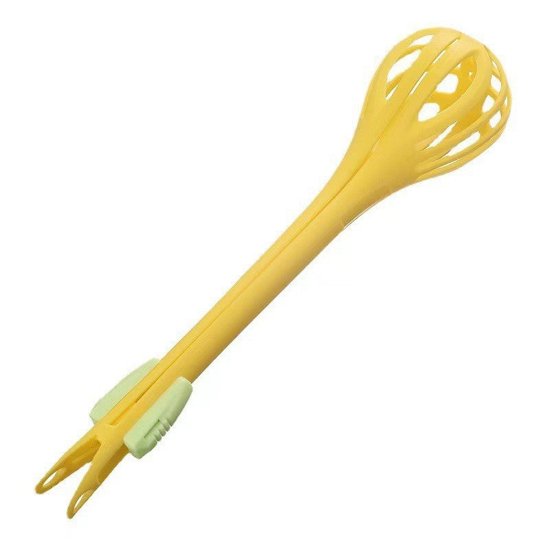 Multifunctional Egg Beater Egg Milk Whisk Pasta Tongs