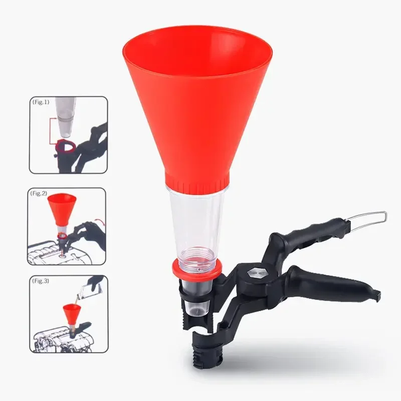 Universal Car Engine Oil Funnel Set