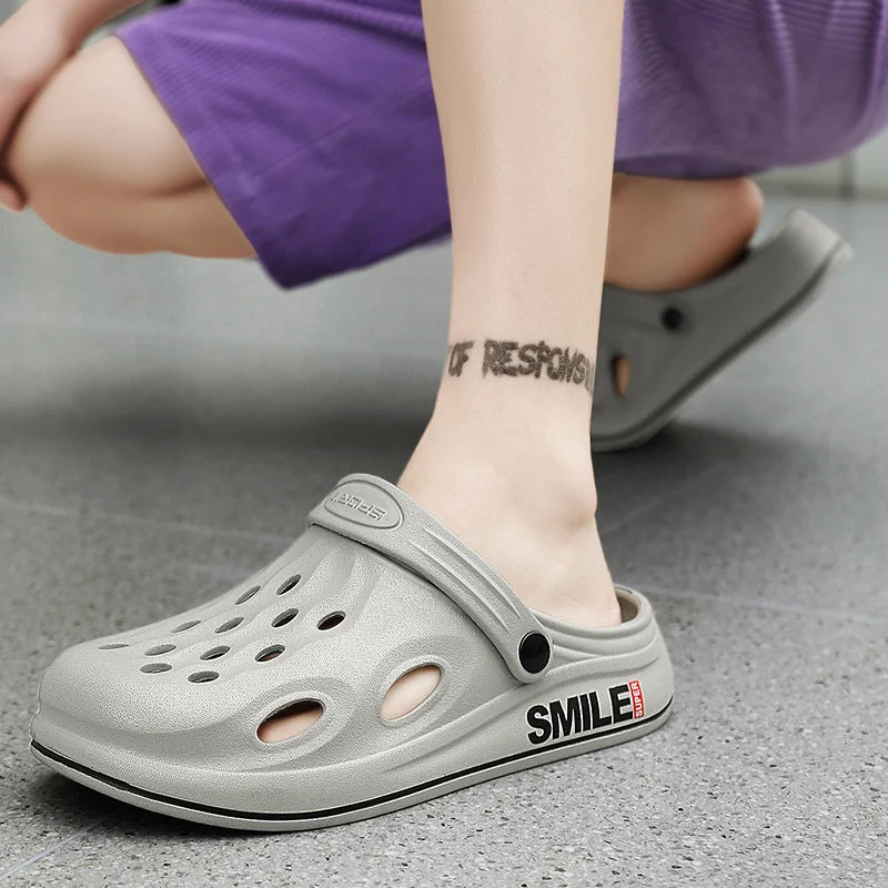 Men Trend Clogs Sandals Slippers Fashion Men's Summer