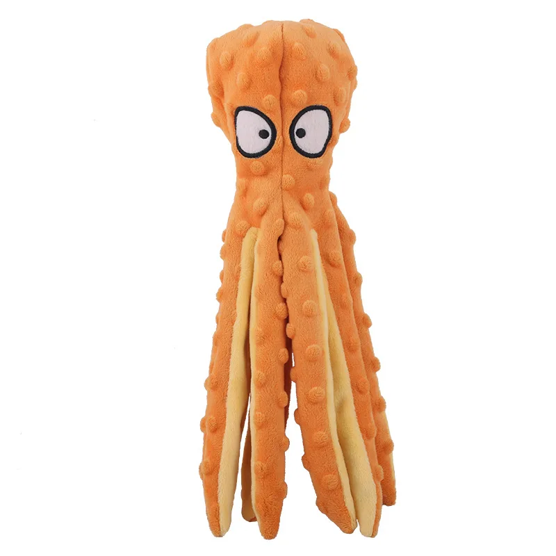 Pet Plush Toy Octopus Dog Interactive Toy Indestructible Bite