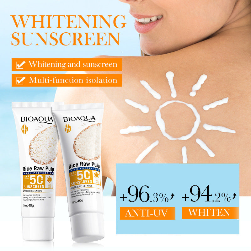 Rice Raw Pulp Spf 50+ Sunscreen For Face, Body and Neck