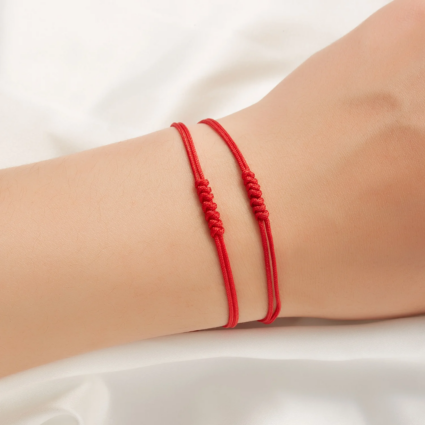 Handmade 7 Knots Lucky Red String Bracelets