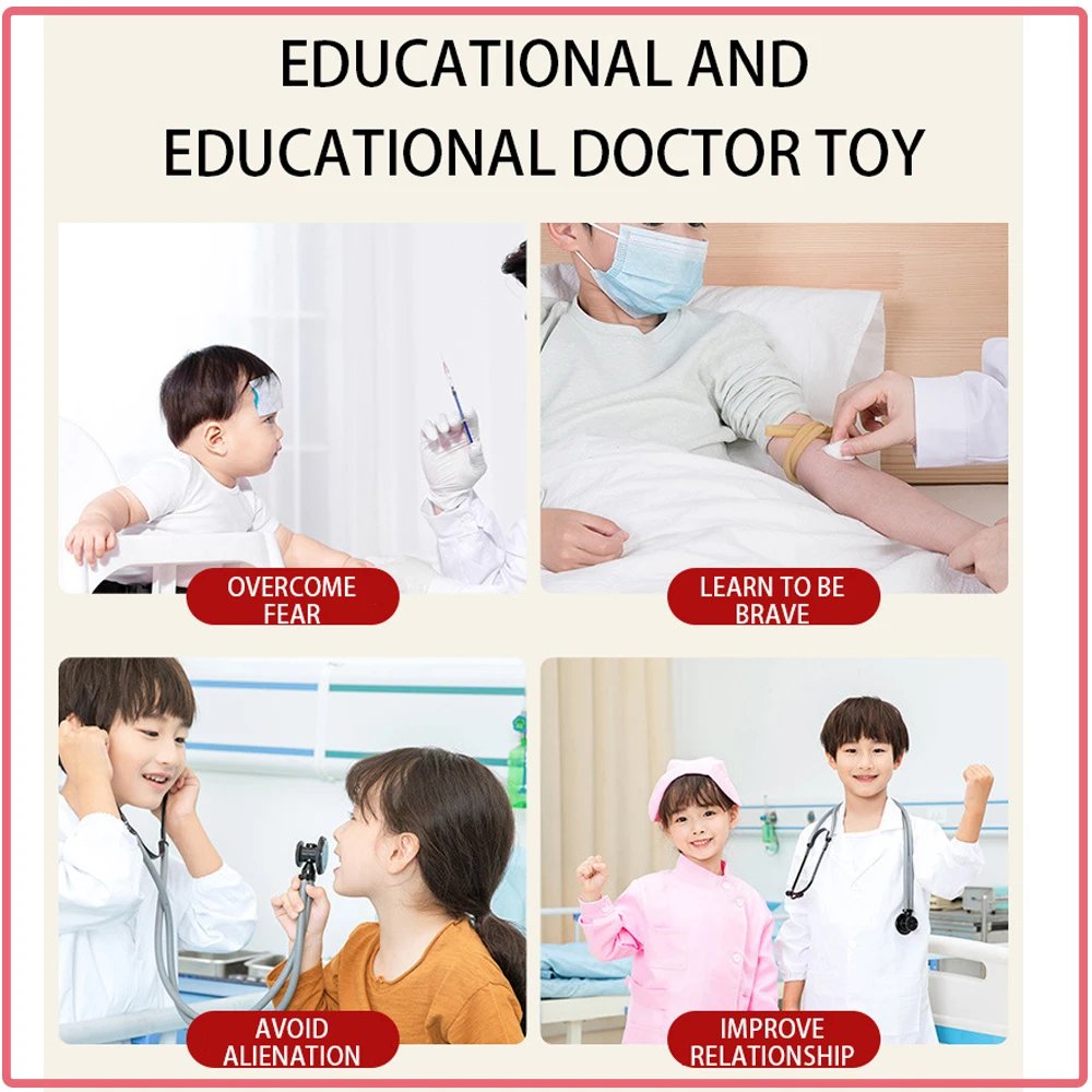 Doctor Toys for Kids 53PCS Doctor Pretend Play Se