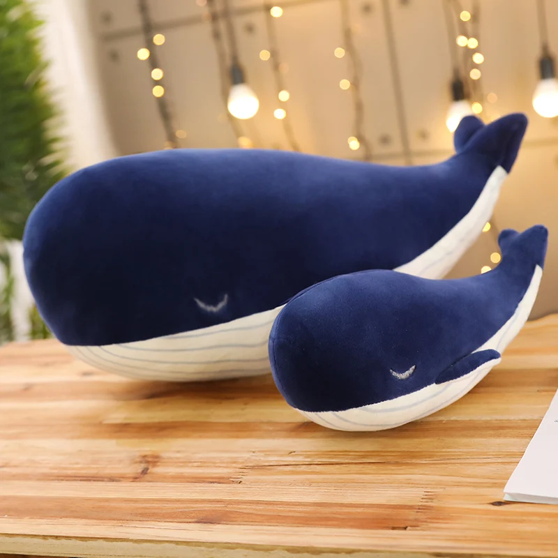 25CM Cartoon Super Soft Plush Toy Sea Animal Blue Whale Soft Toy