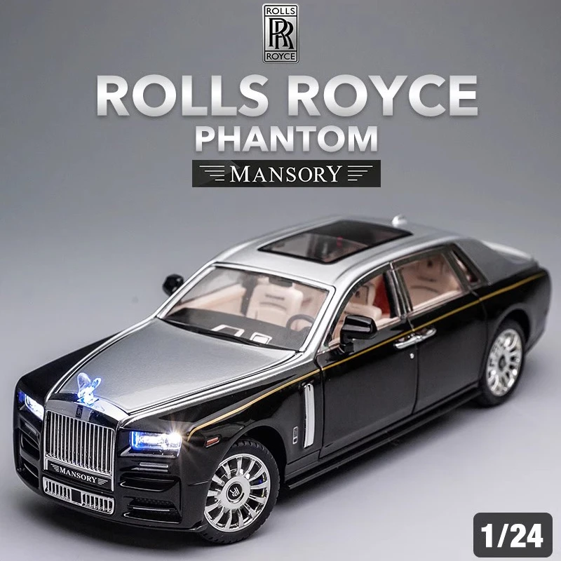 1/24 Rolls Royce Phantom Diecast Toy Cars