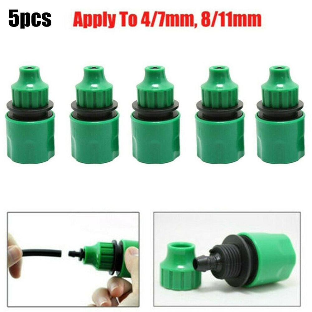 Plastic Garden Water Hose Quick Connector Irrigation Adapter