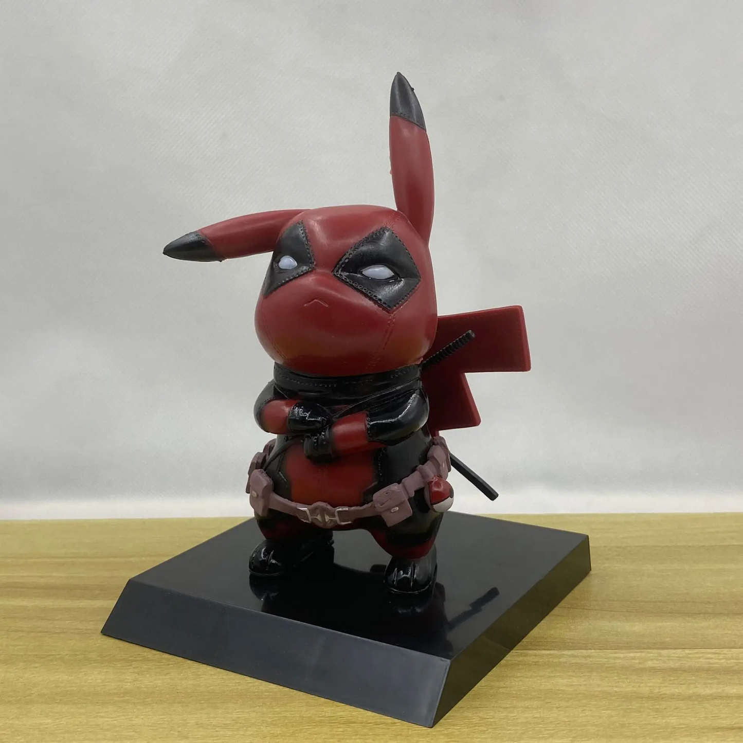 11cm Pokemon Anime Figure PVC Pikachu Cosplay Deadpool