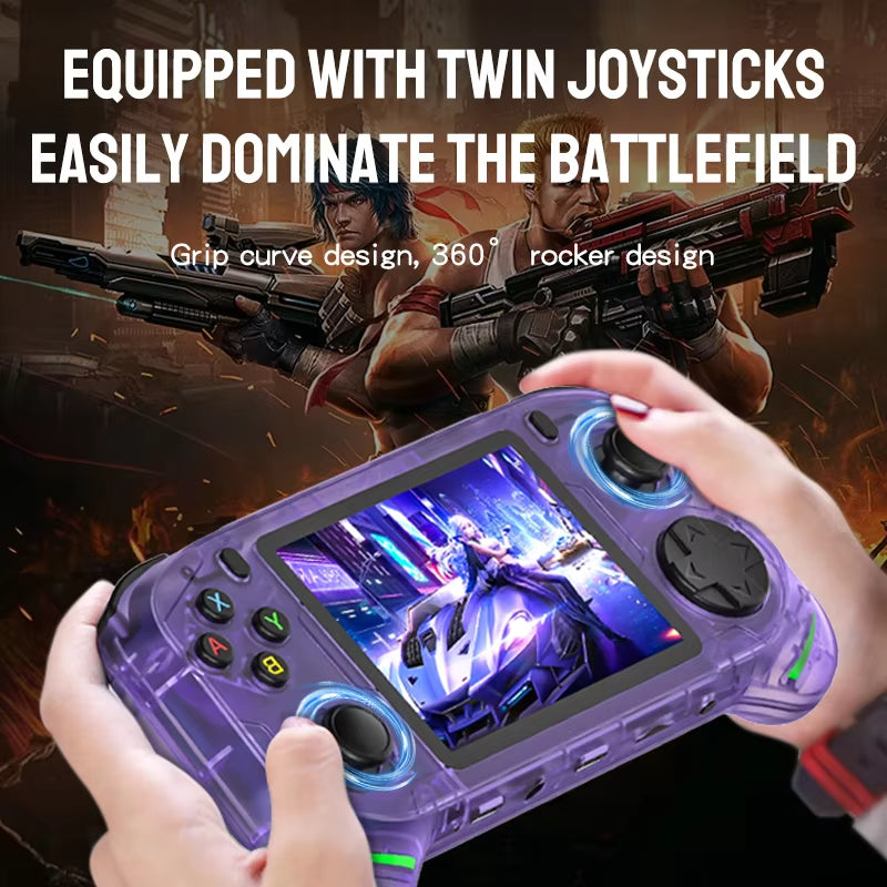 NEW RX6H Retro Handheld Game Console Linux System 3.5 Inch