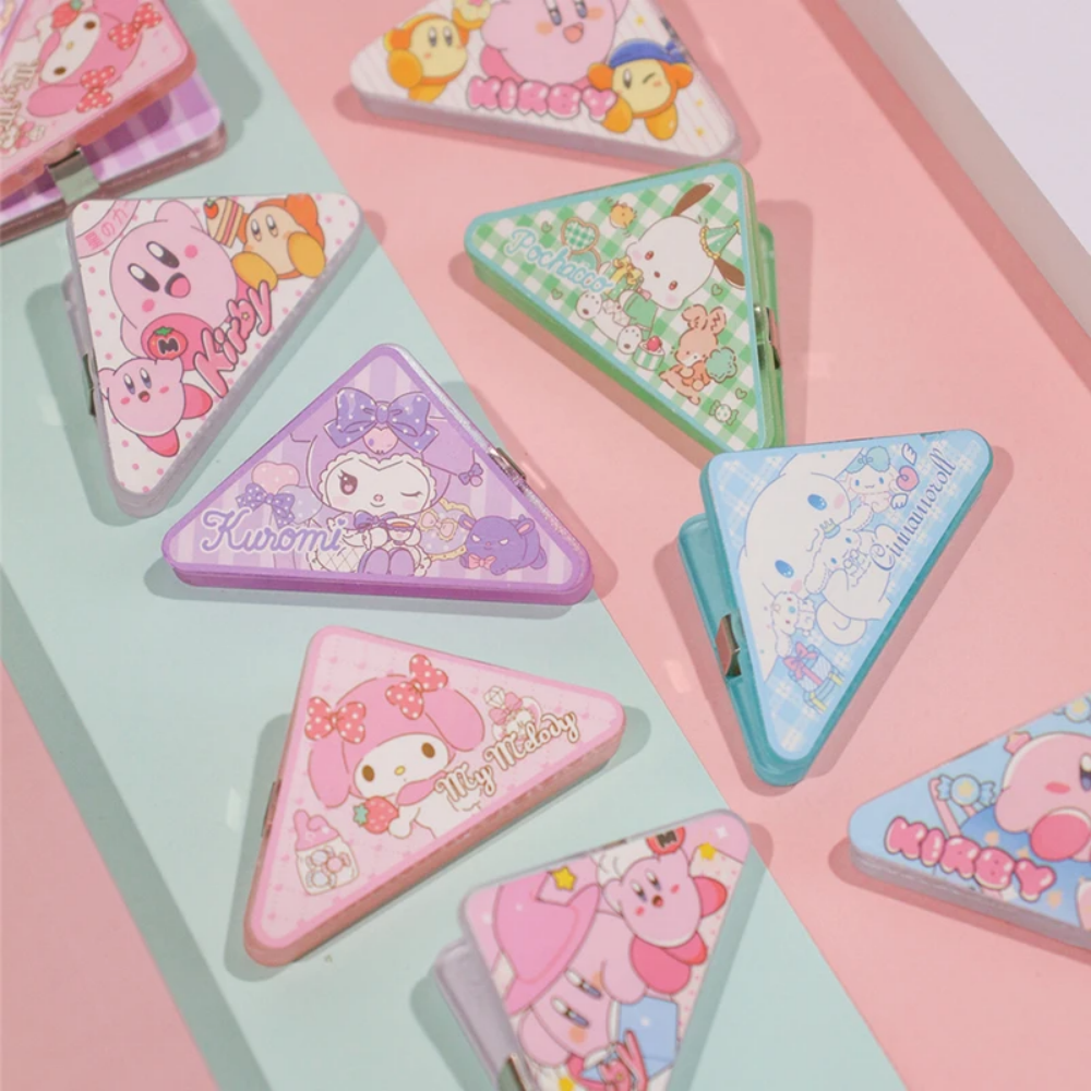 4Pcs Kawaii Sanrio Triangle Clip Creative Corner Clip
