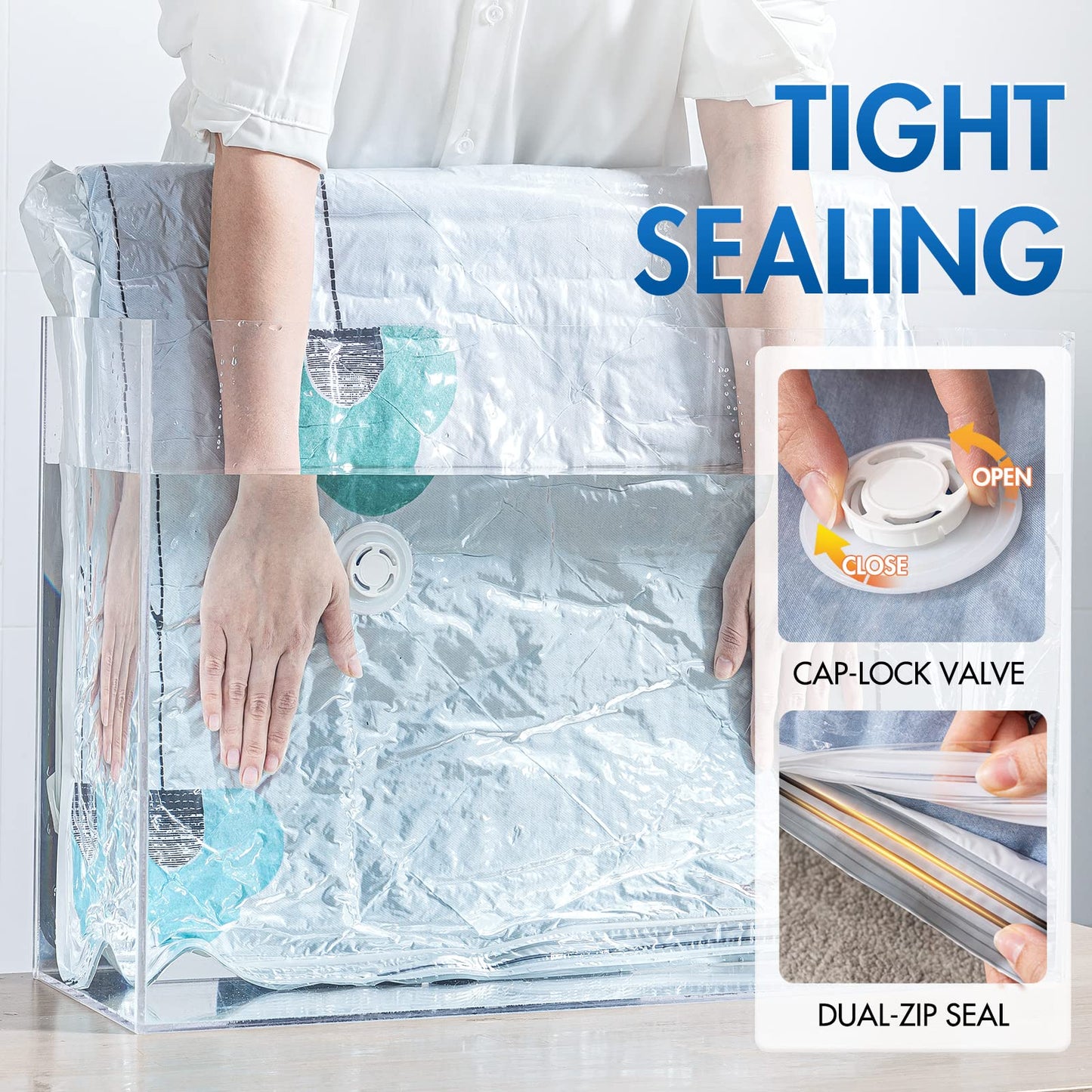 Vacuum Storage Bags for Comforter and Blankets