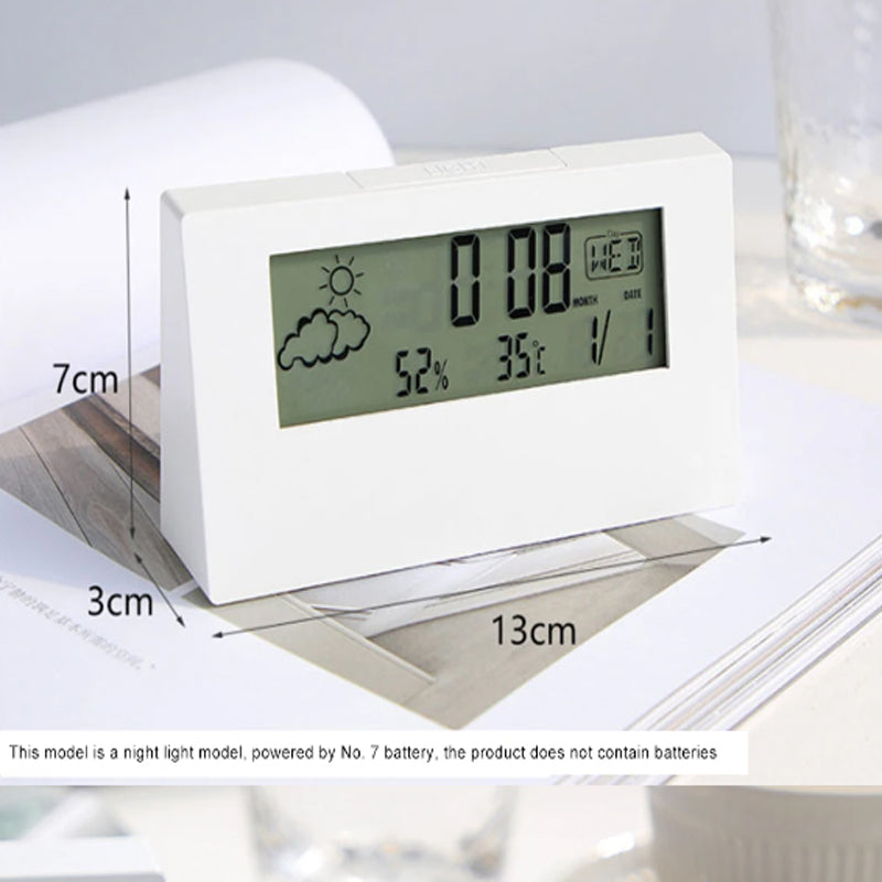 LED Thermometer Thermo-Hygrometer Multifunction