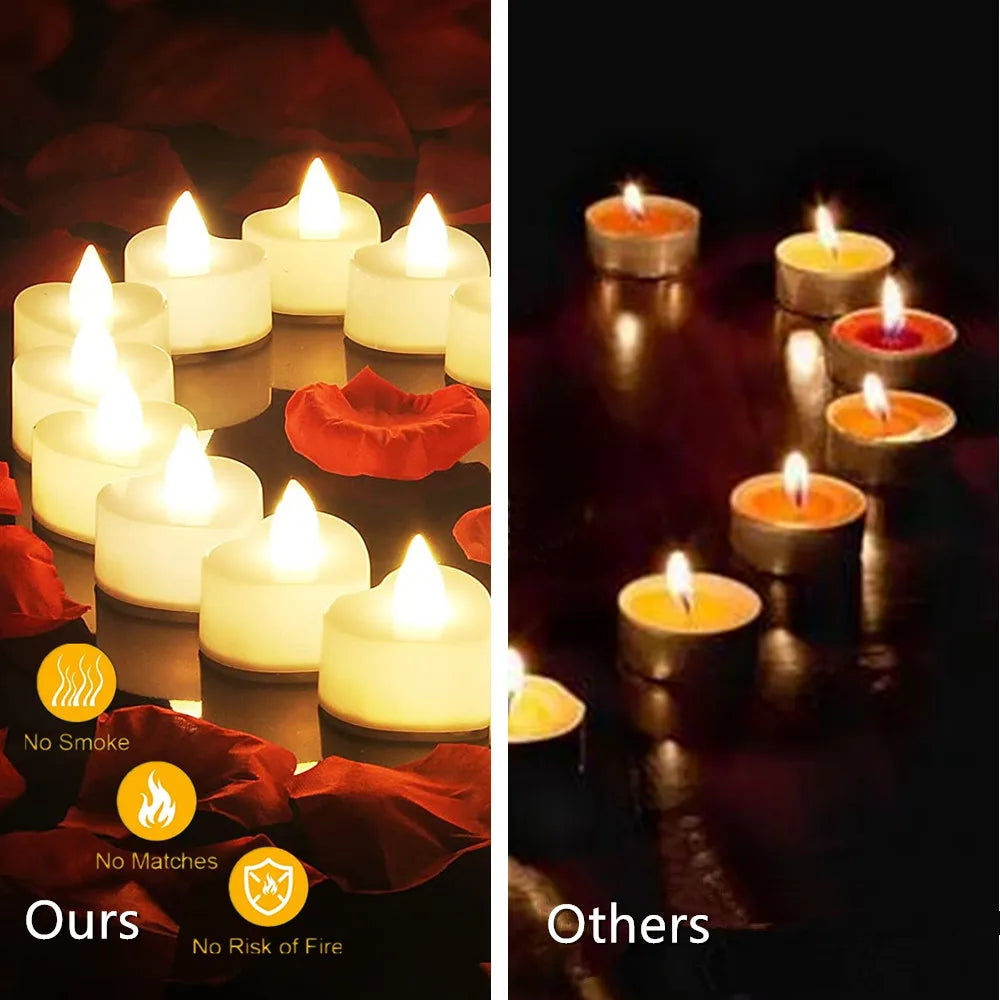 24Pcs Flameless Led Candle For Home