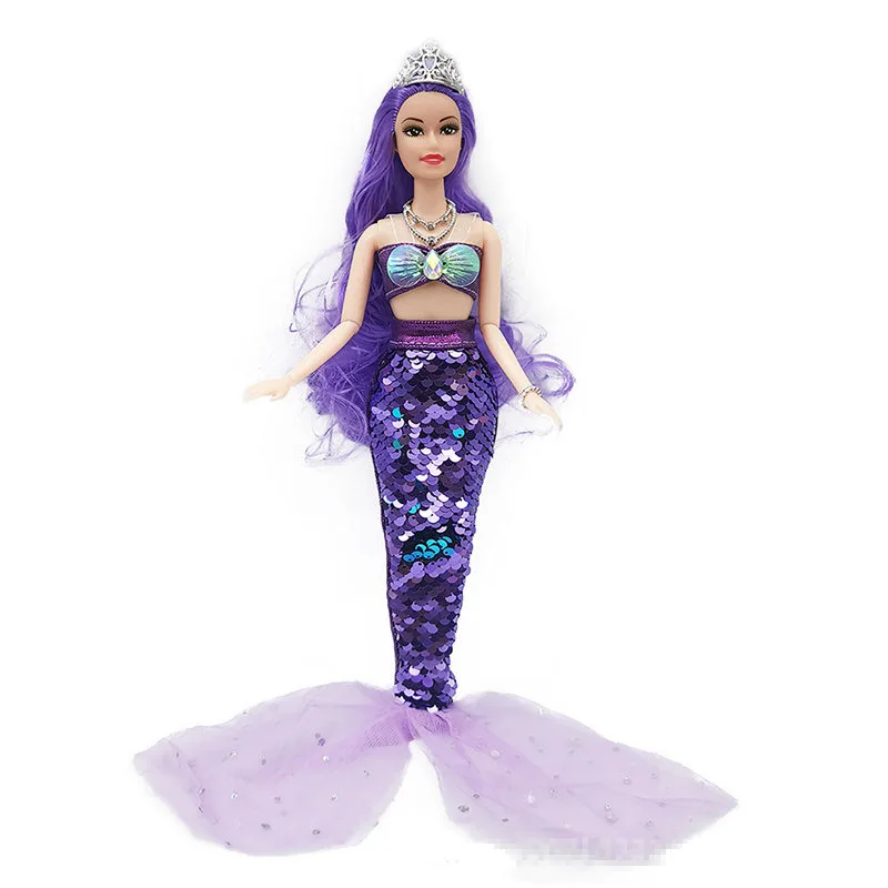 11 Inch Mermaid Doll Full Set Multi Joints Movable 30cm Height Doll