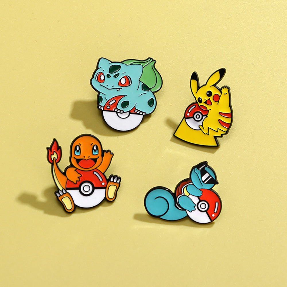 Pokemon Pikachu Anime Metal Badge