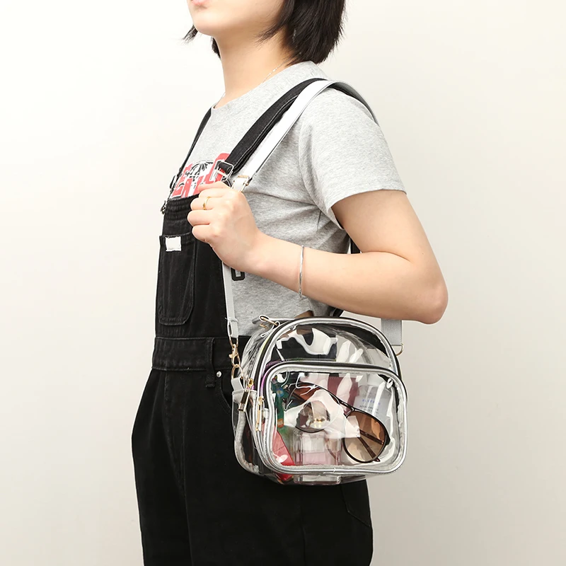 Transparent PVC Ladies Small Handbags