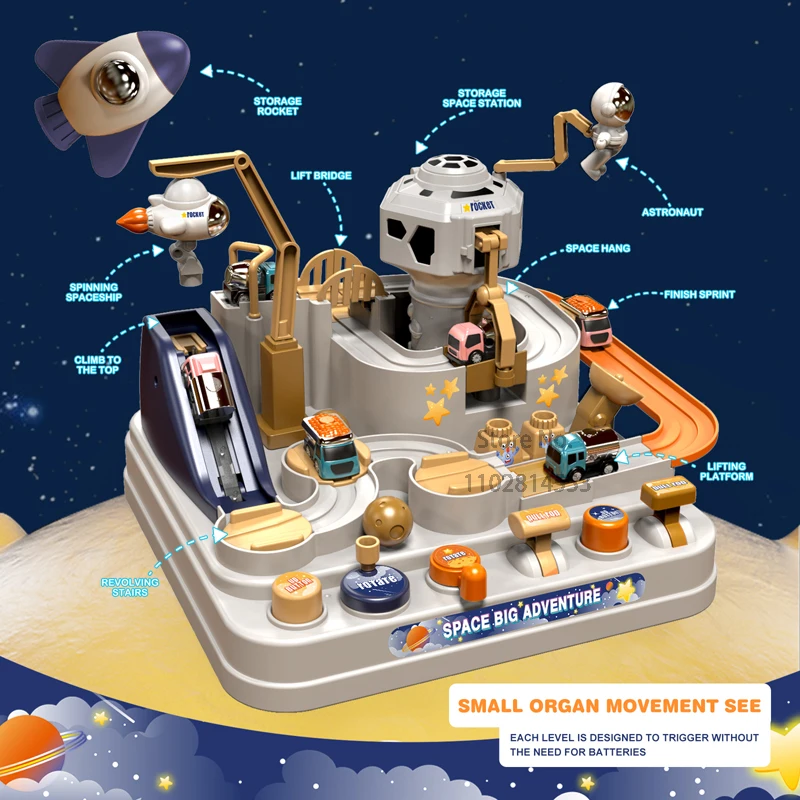 Car Train Track Sets Racing Rail Model Educational Toys