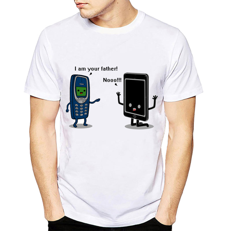 Newest Men's Funny remote control book Printed T-Shirt
