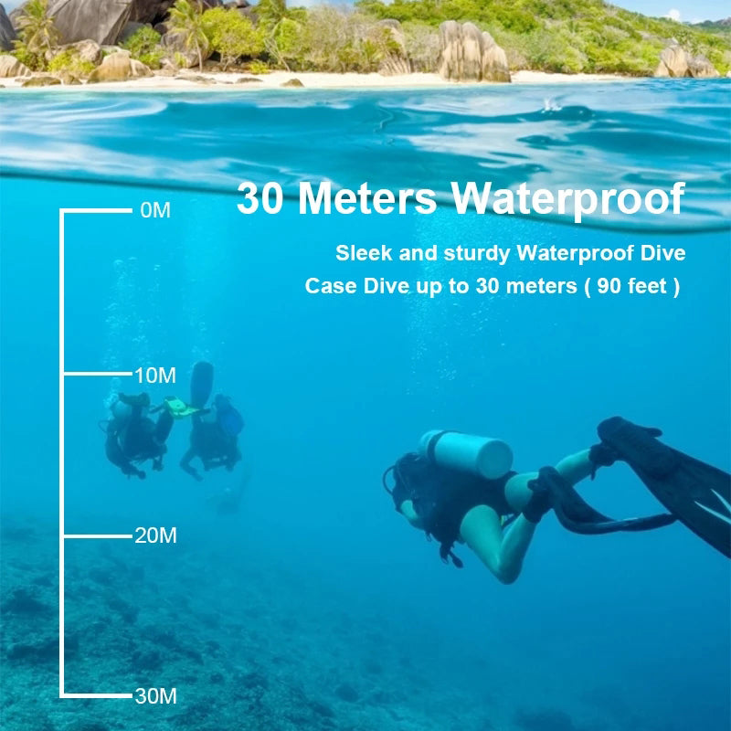 4K Action Camera 1080P/30FPS WiFi 2.0" 170D Underwater Waterproof