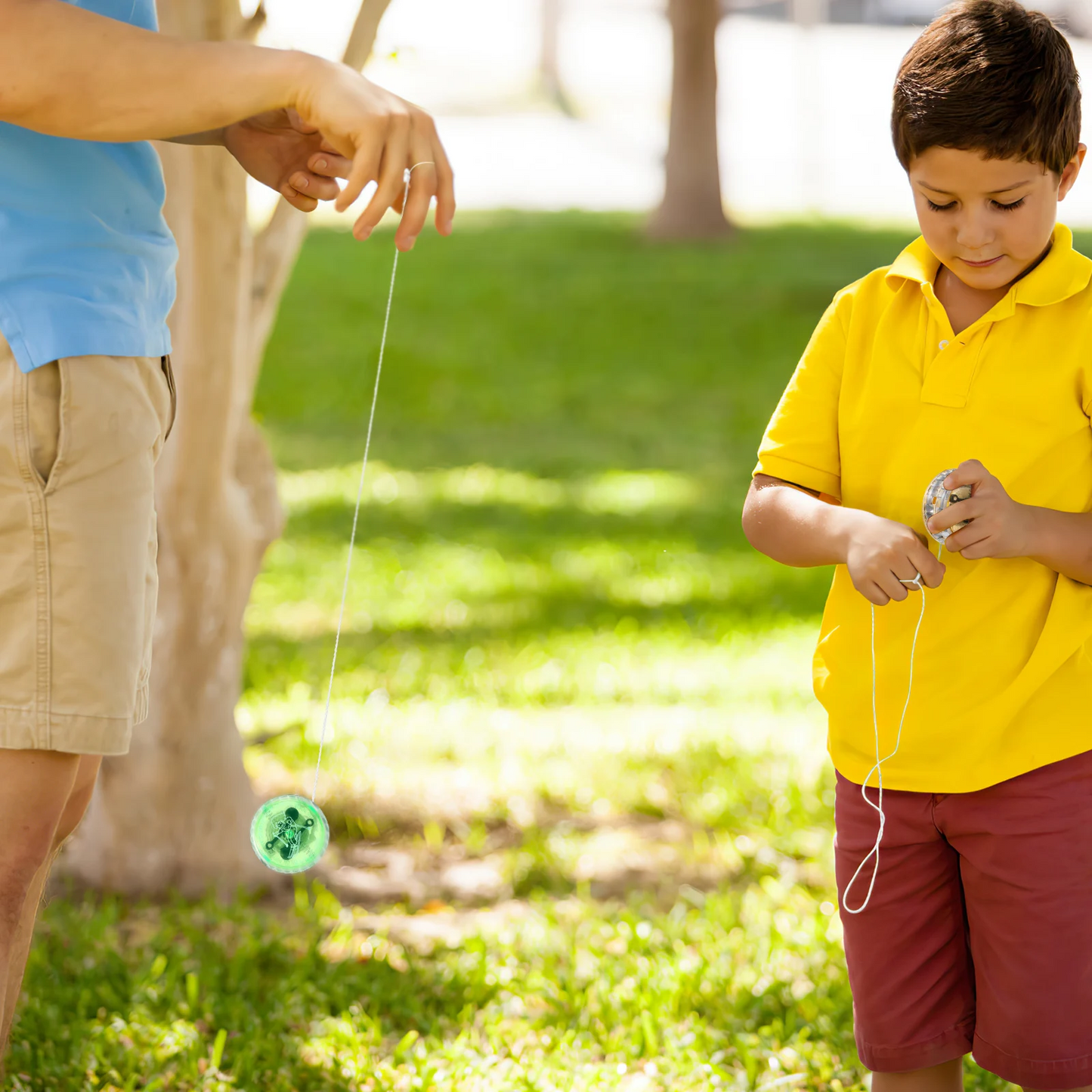 3Pcs Luminous Yo-yo Ball Pull Line Yoyo Ball for Kids
