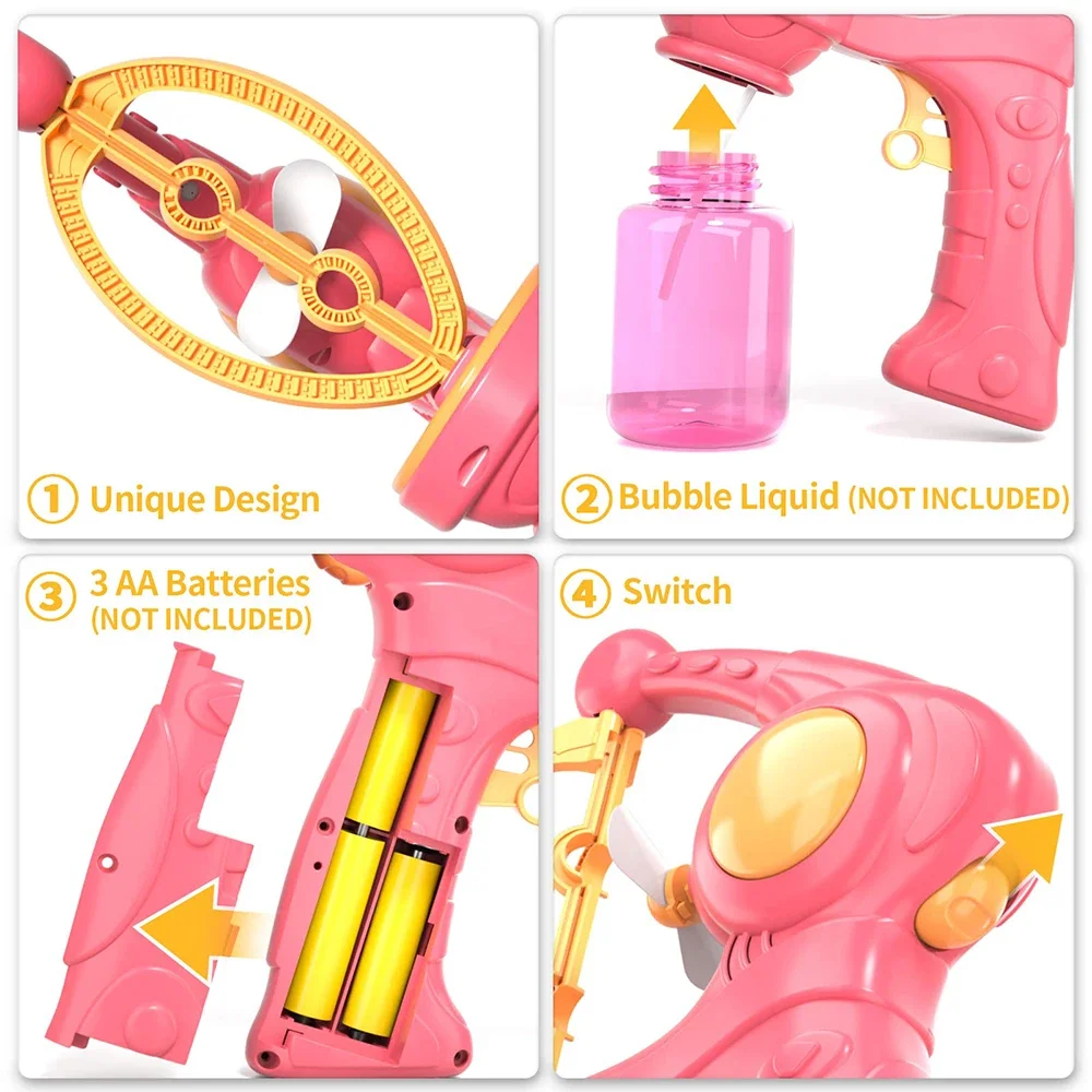 Bubbles Machine Electric Bubble Gun large Small bubbles