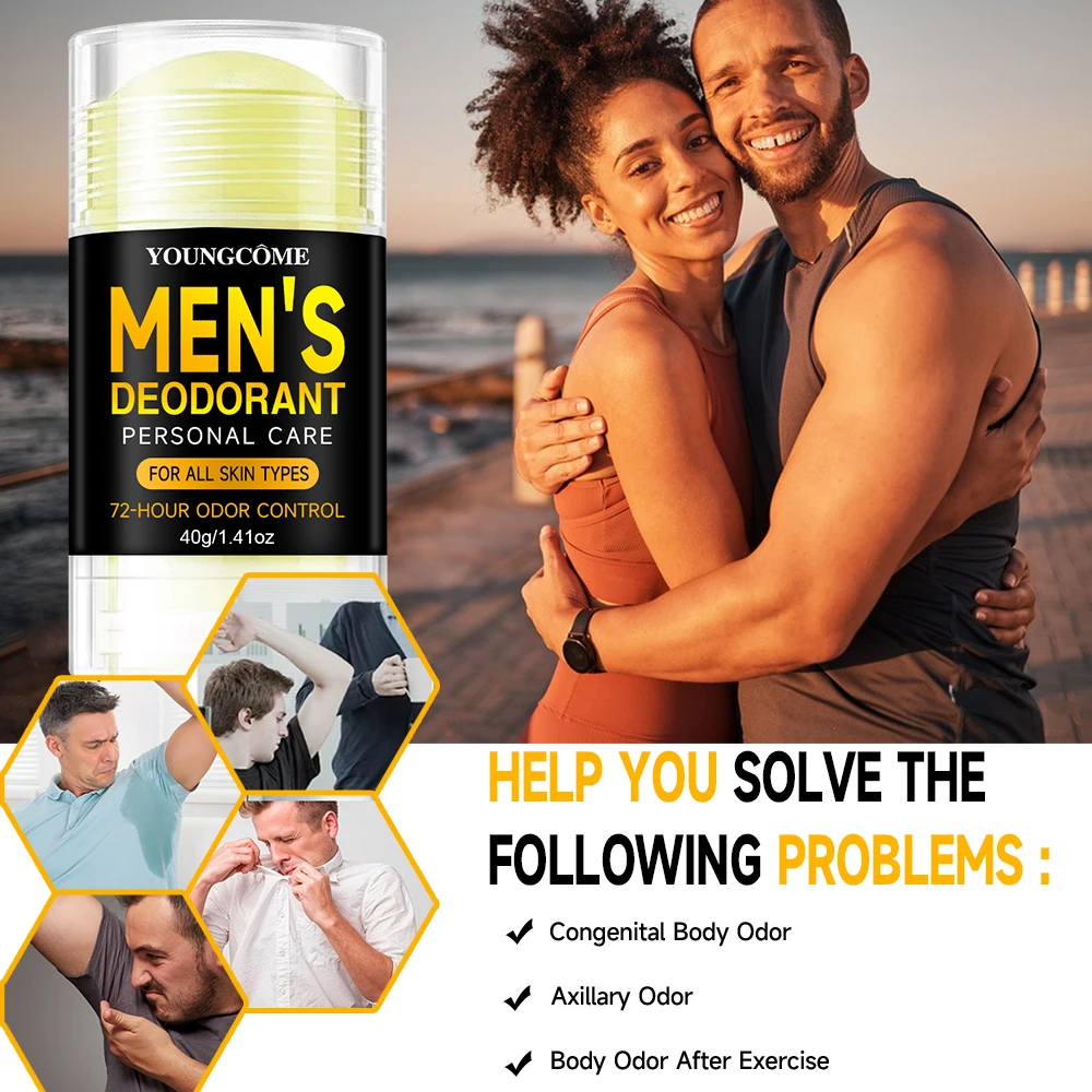 Men Sandalwood Deodorant Stick Anti Sweating